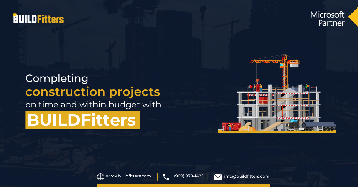 Infographics show that sponsored ads showing construction project complete within on time and budget.